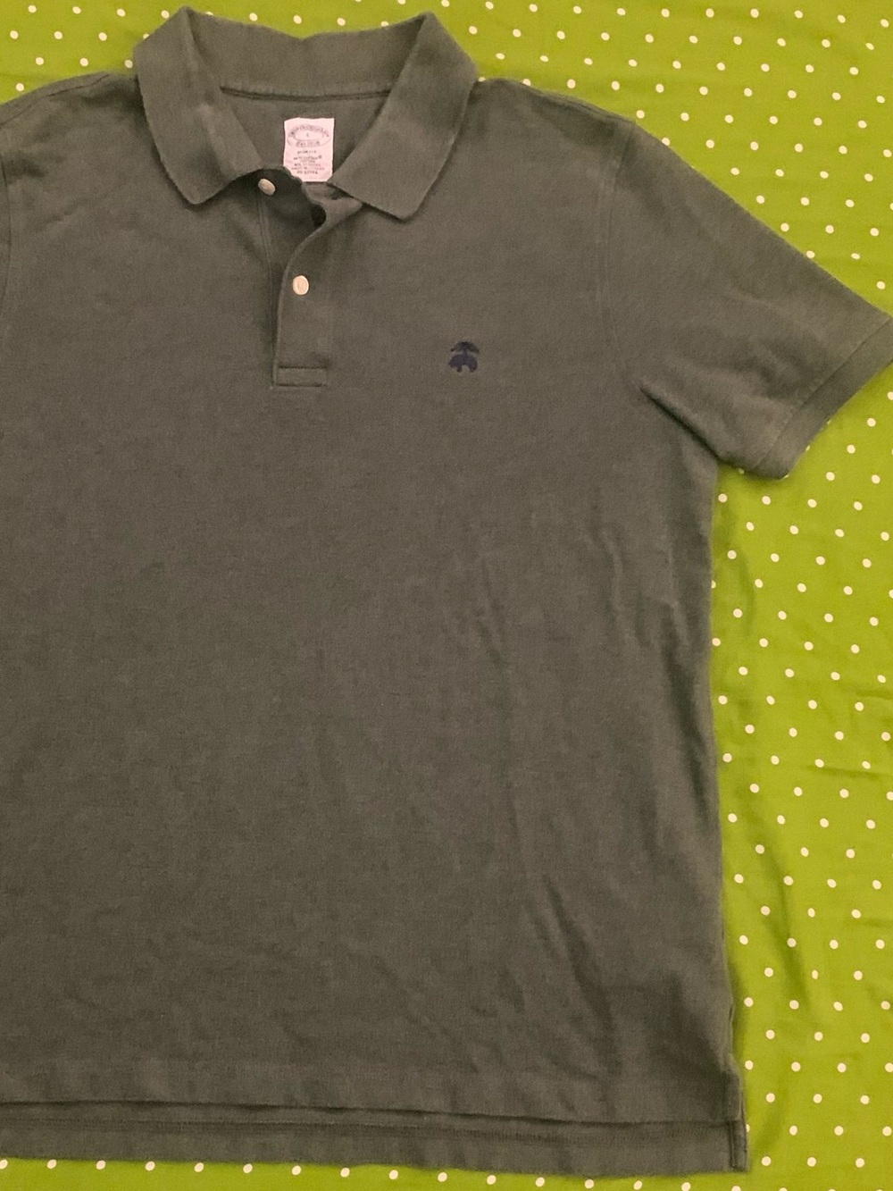 BROOKS BROTHERS SS Slim Fit Olive Polo